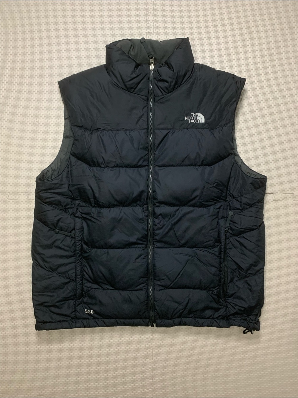 The North Face Black Quilted 550 Down Vest - Men's